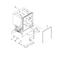 Whirlpool WDF730PAYM0 tub and frame parts diagram