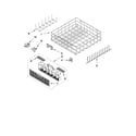 Whirlpool WDF730PAYM0 lower rack parts diagram