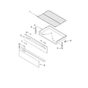 Maytag MGR7662WS0 drawer & broiler parts diagram