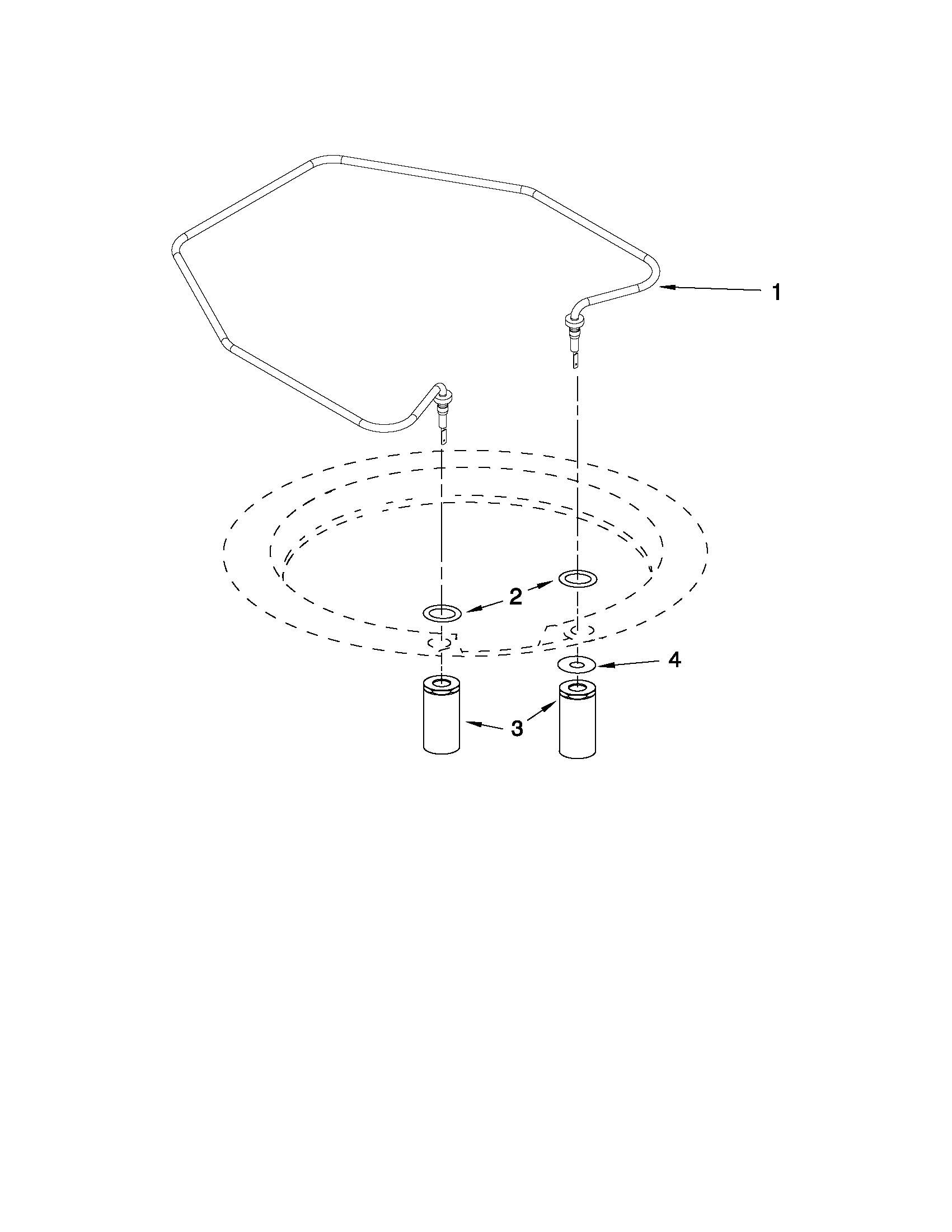 Jenn-Air JDB3600AWS2 heater parts diagram