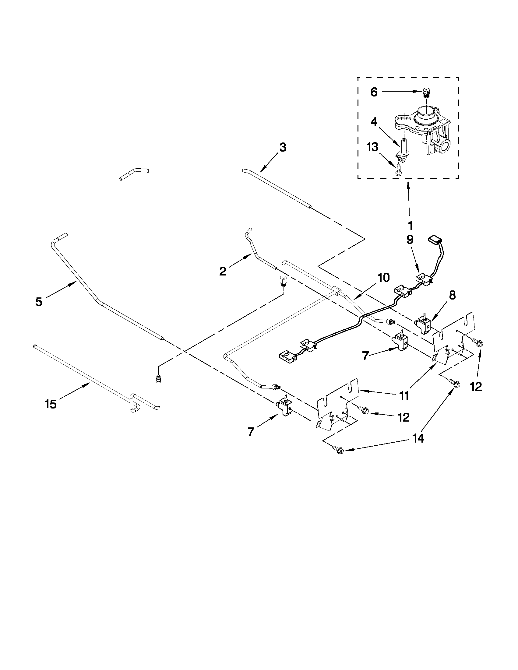 KitchenAid KGRS807XSP01 cooktop burner parts diagram