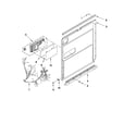 Whirlpool BLB14BRANA0 inner door parts diagram