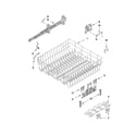 Whirlpool BLB14BRANA0 upper rack and track parts diagram