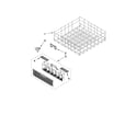 Whirlpool WDF510PAYW6 lower rack parts diagram