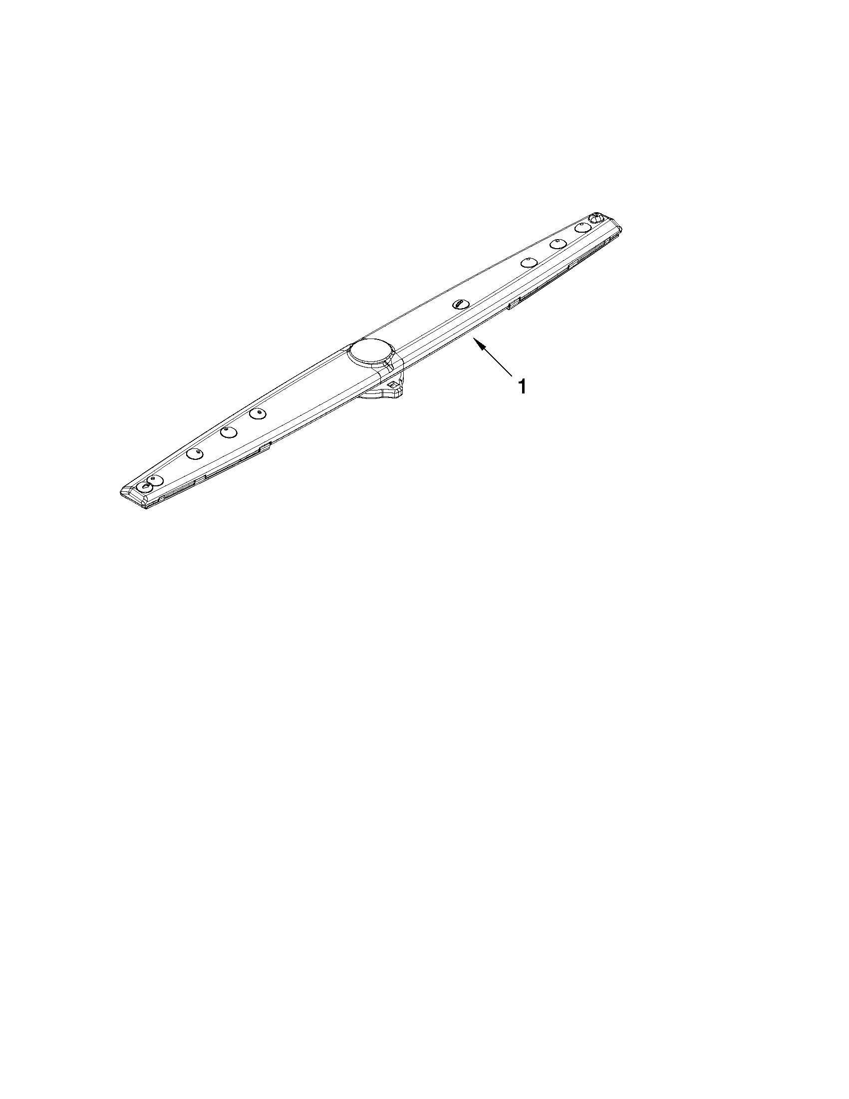 Whirlpool WDF510PAYS6 lower washarm parts diagram