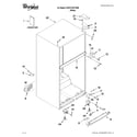 Whirlpool 5VWT31SFYW00 cabinet parts diagram