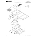 Jenn-Air JED8345ADB14 cooktop parts diagram
