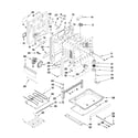 Maytag MES5875BCB20 chassis parts diagram
