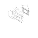 Jenn-Air JMW3430WS01 microwave door parts diagram