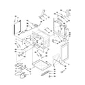 Whirlpool YWFE361LVB0 chassis parts diagram