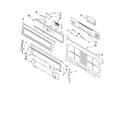 Whirlpool GFG461LVT2 control panel parts diagram