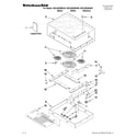 KitchenAid KECC662BSS00 cooktop parts diagram