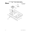 Amana AGR5844VDD2 cooktop parts diagram