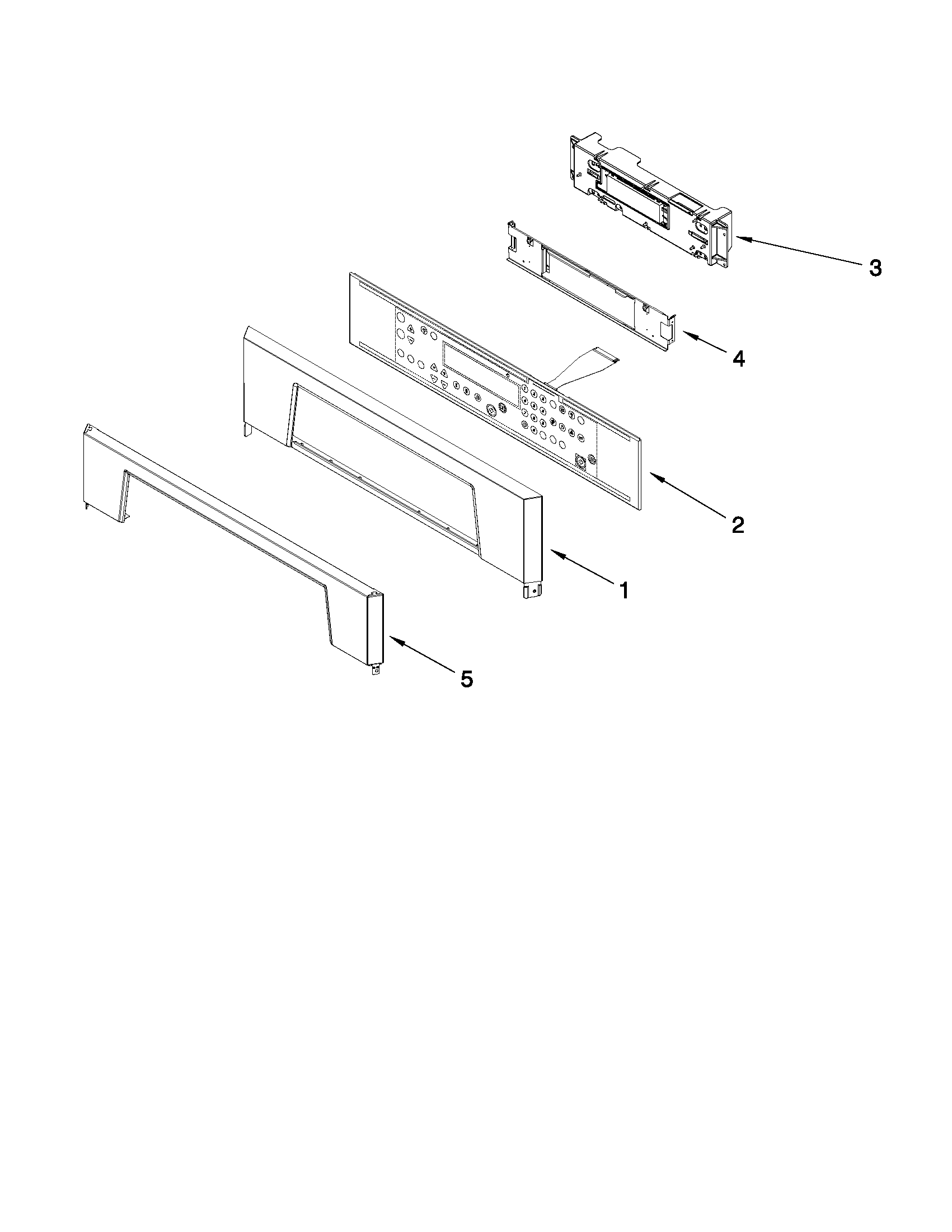 Whirlpool RBS305PVQ00 control panel parts diagram