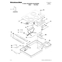 KitchenAid KECC507RWW05 cooktop parts diagram