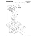 KitchenAid KGRS505XWH02 cooktop parts diagram
