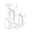 KitchenAid KBFS25EWMS8 refrigerator door parts diagram