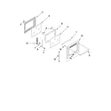 Maytag MGR8670AW0 door parts diagram