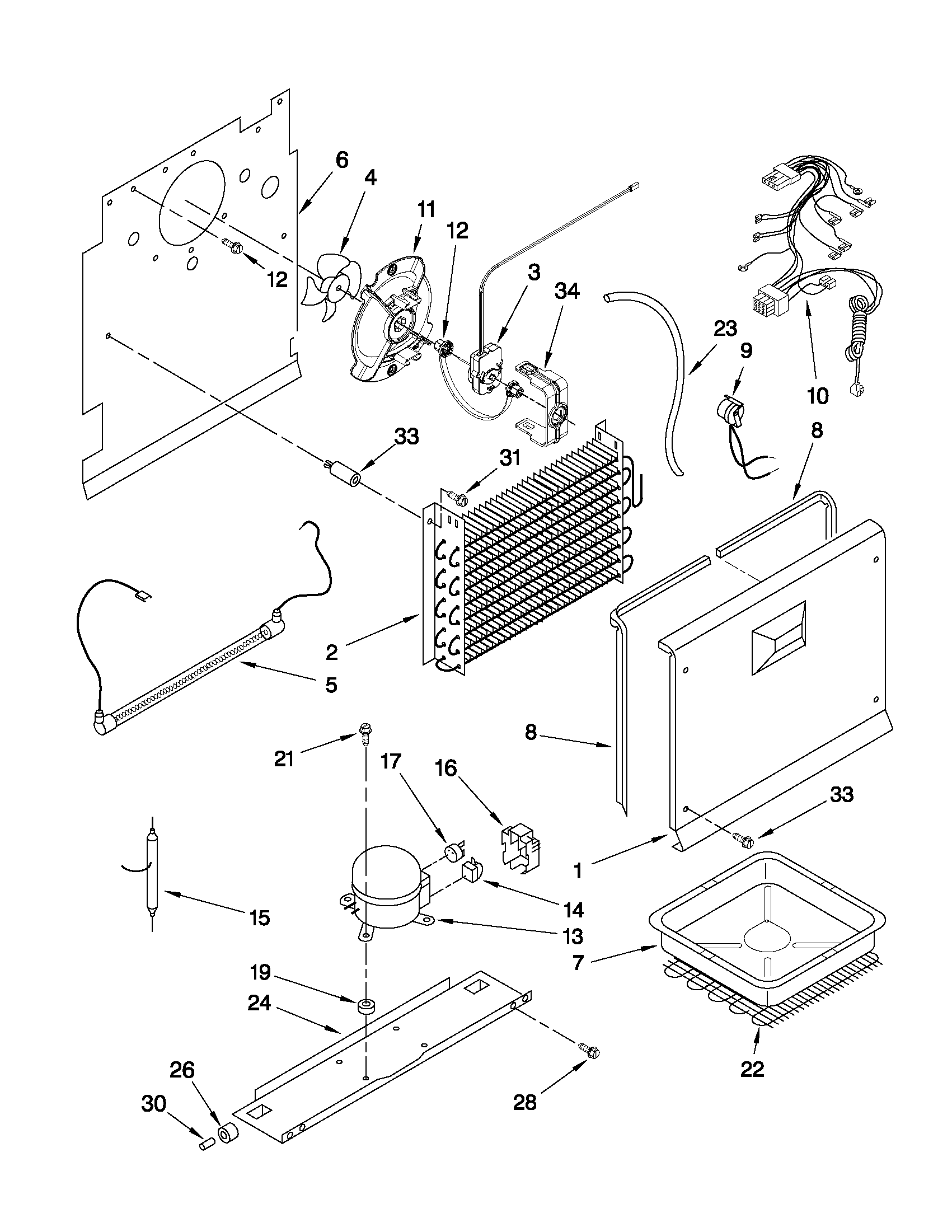 Maytag 5VMV188NAS00 unit parts diagram