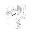 Maytag MFI2665XEB6 dispenser front parts diagram