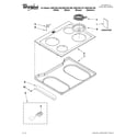 Whirlpool WDE150LVS0 cooktop parts diagram