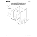 Maytag MDC4650AWW1 door and panel parts diagram