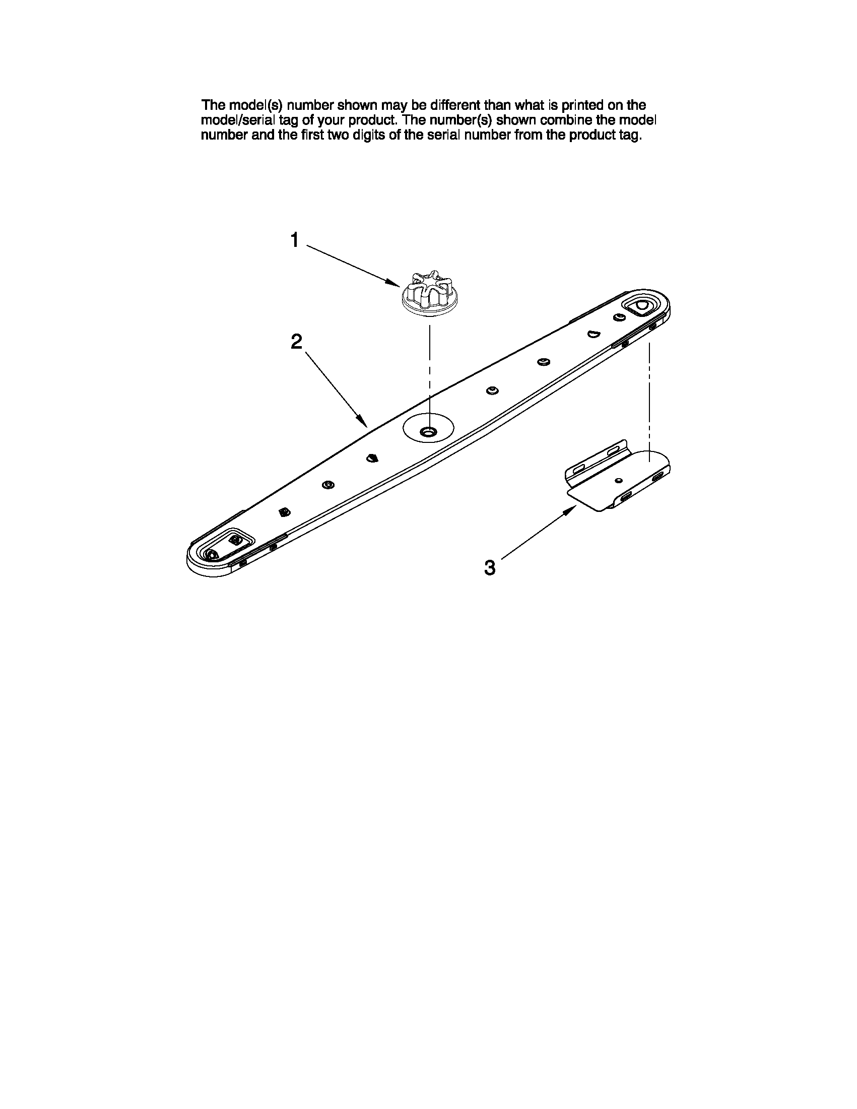 Maytag MDC4650AWW2 lower washarm parts diagram