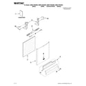 Maytag MDB7749AWW2 door and panel parts diagram