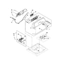 Maytag MVWX5SPAW0 console and dispenser parts diagram