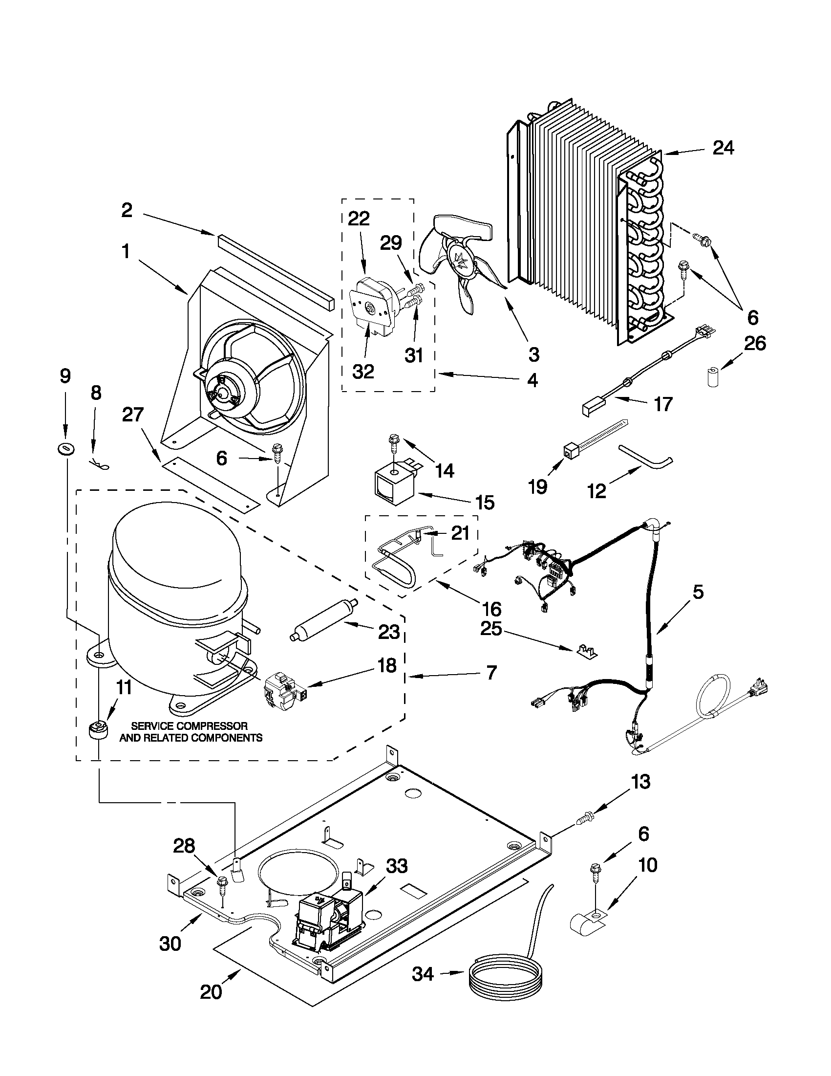 Maytag MIM1555YRS1 unit parts diagram