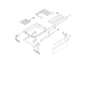 Maytag MGR5775QDB1 drawer and rack parts diagram