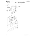 Whirlpool GU2275XTVB2 door and panel parts diagram