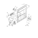 Whirlpool GU2275XTVB2 door and latch parts diagram