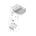 Whirlpool GU2275XTVB2 lower rack parts diagram