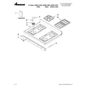 Amana AGR6011VDB2 cooktop parts diagram