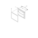 Amana ABB2224WES2 freezer door parts diagram