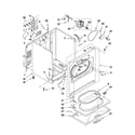 Whirlpool WED4850XQ2 cabinet parts diagram