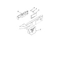 Maytag MDB6769AWS1 control panel and latch parts diagram