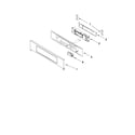 Maytag MEW7630WDB01 control panel parts diagram