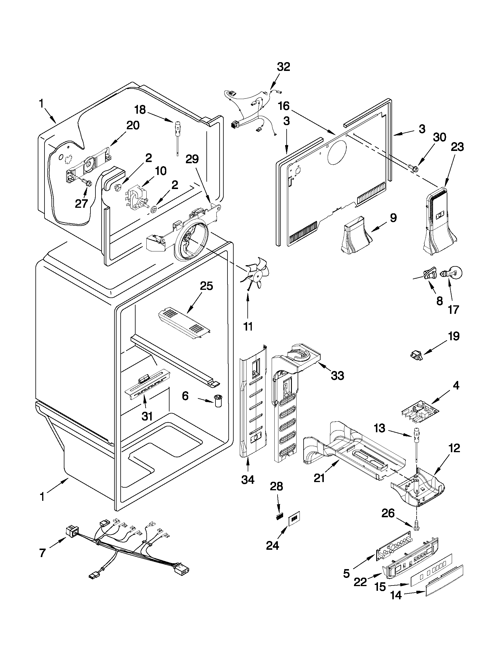 Maytag M9BXXGMYB00 liner parts diagram
