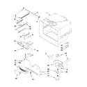 Maytag MBF2258XEB3 freezer liner parts diagram