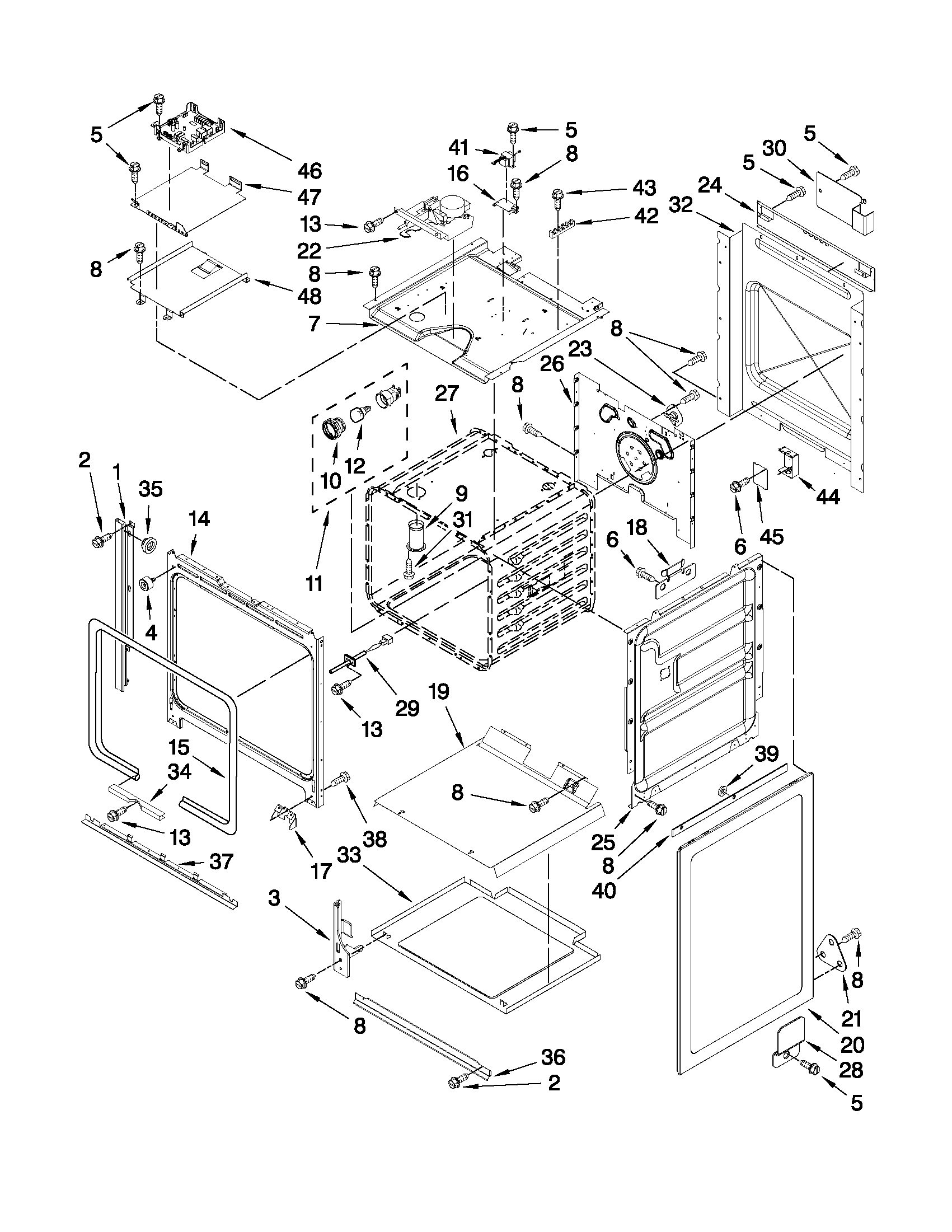 KitchenAid YKERS807SS04 oven parts diagram