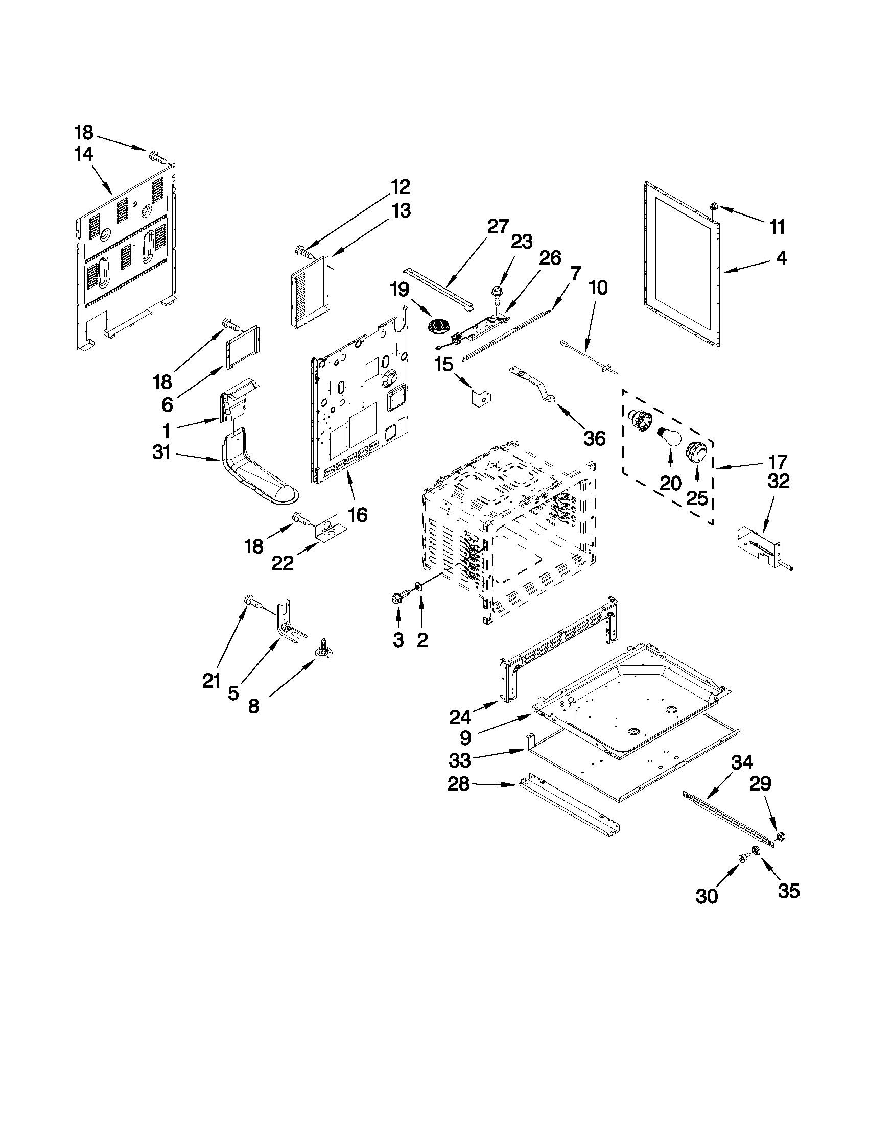 Maytag MERB750BAB10 chassis parts diagram