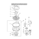 Amana ADB2500AWB2 pump and motor parts diagram