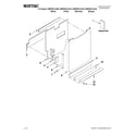 Maytag MDB7851AWB2 door and panel parts diagram