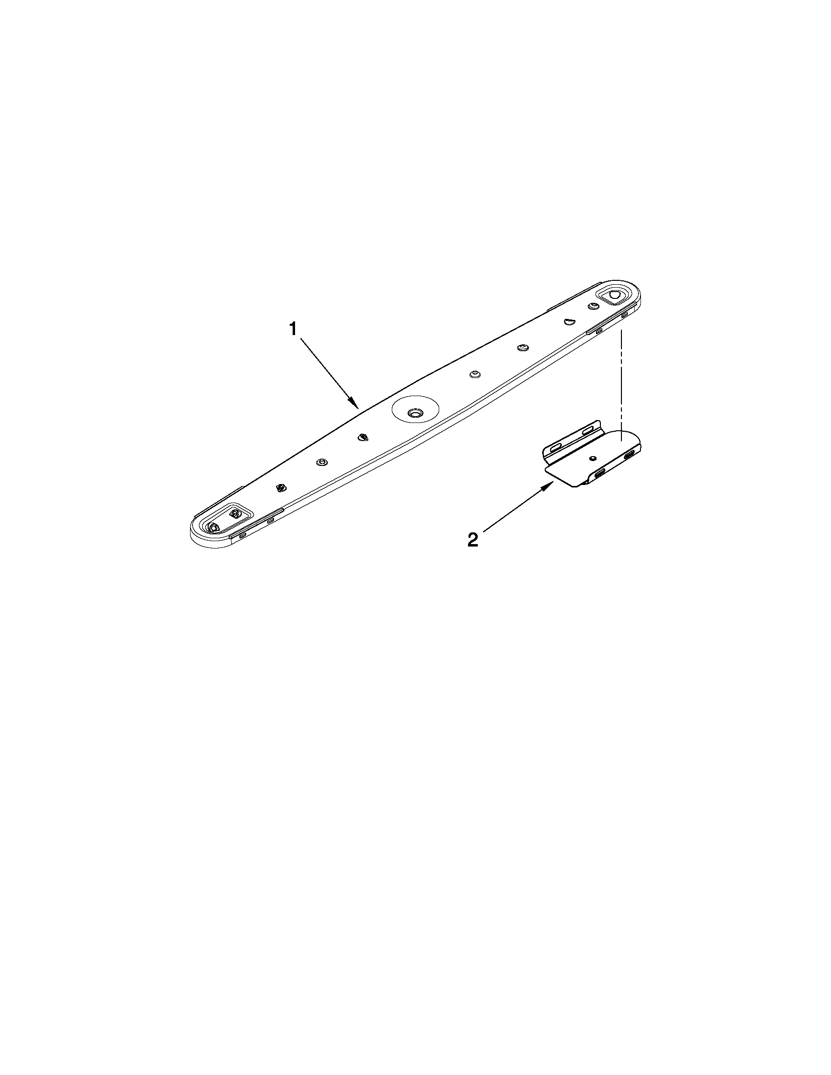 Maytag MDB7851AWB2 lower washarm parts diagram