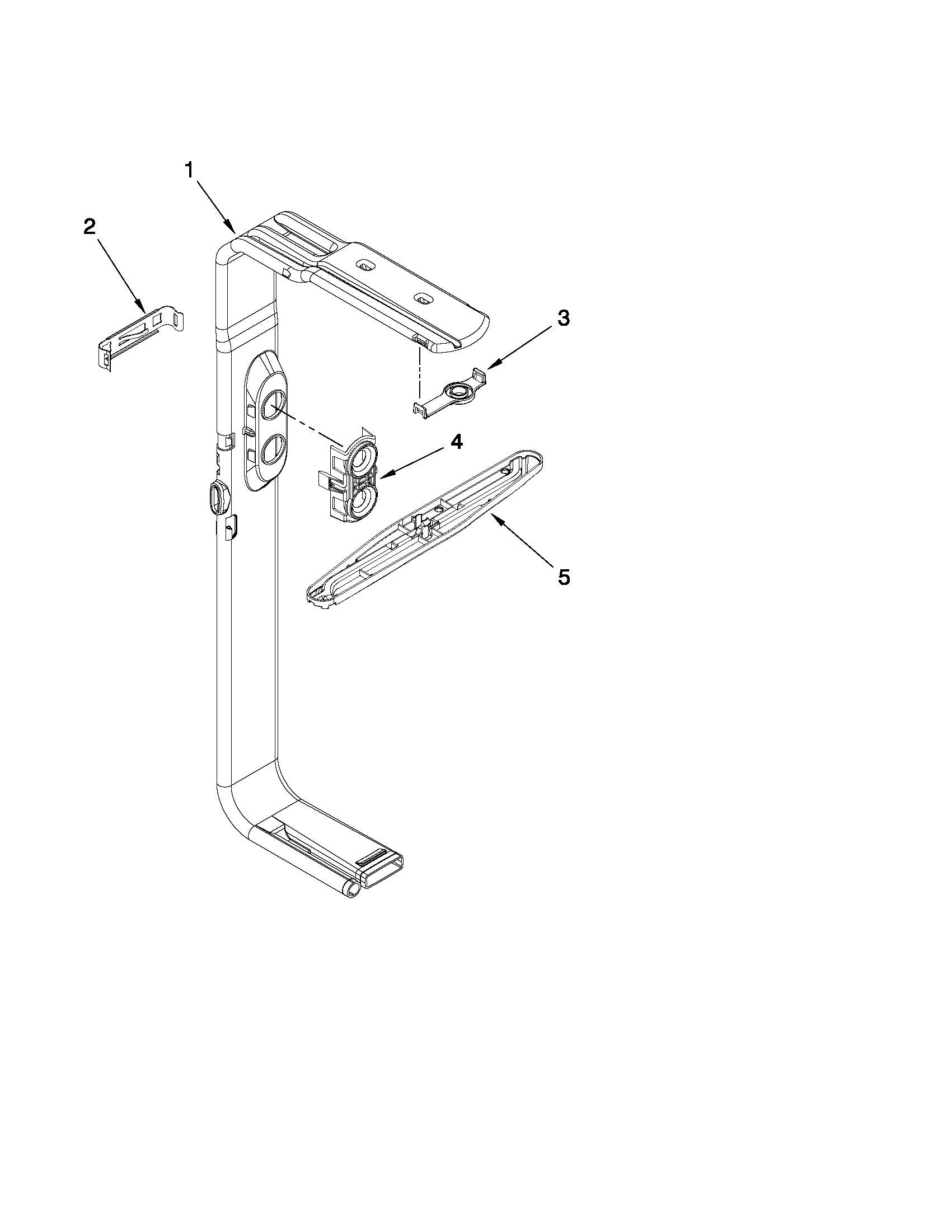 Maytag MDB7851AWB2 upper wash and rinse parts diagram