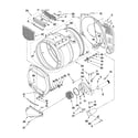 Maytag MDG17PDAXW2 bulkhead parts diagram