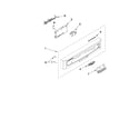 Maytag MDBH949PAB1 control panel and latch parts diagram