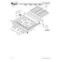 Whirlpool GFG461LVS1 cooktop parts diagram